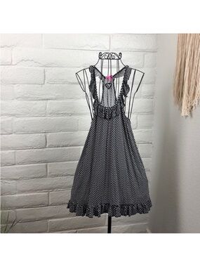 Betsey Johnson Black and White Polka Dot Dress